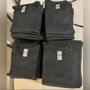 Plain black crafting t shirts